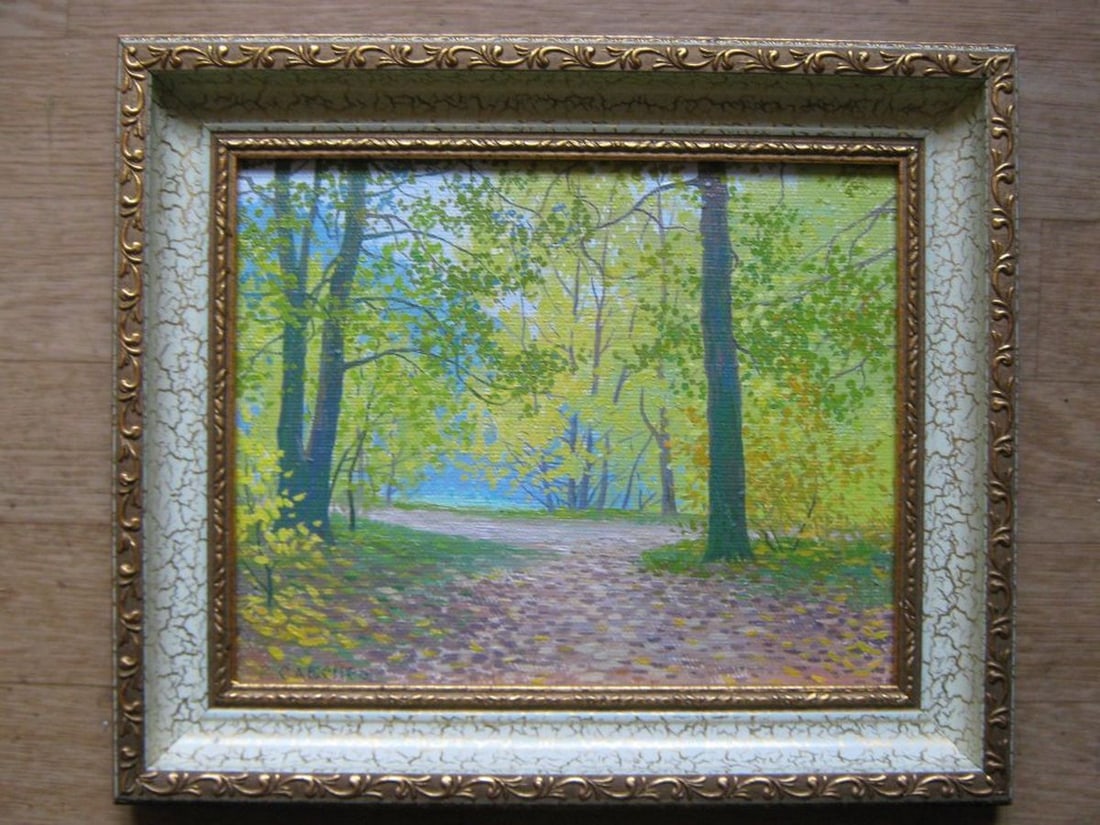 Oil painting A park Kalebets Valery (1 of 1)