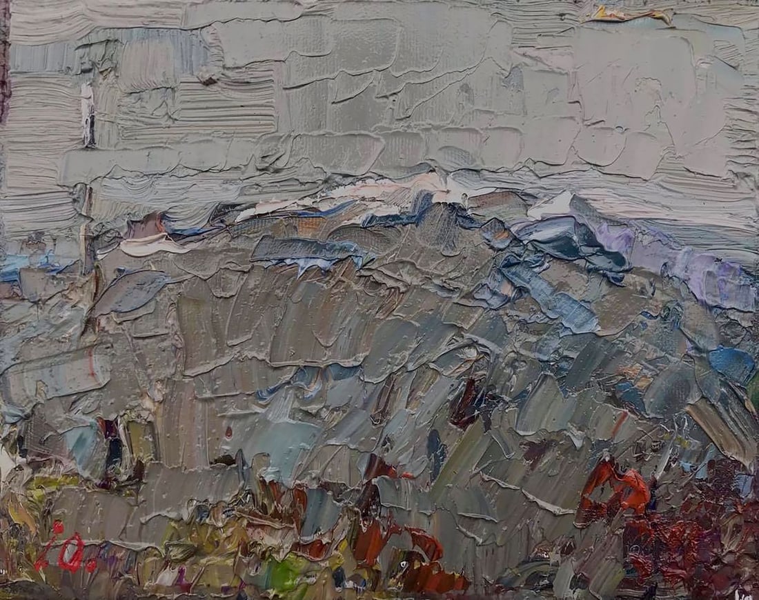 Oil painting On a hill Kalenyuk Alex (1 of 6)