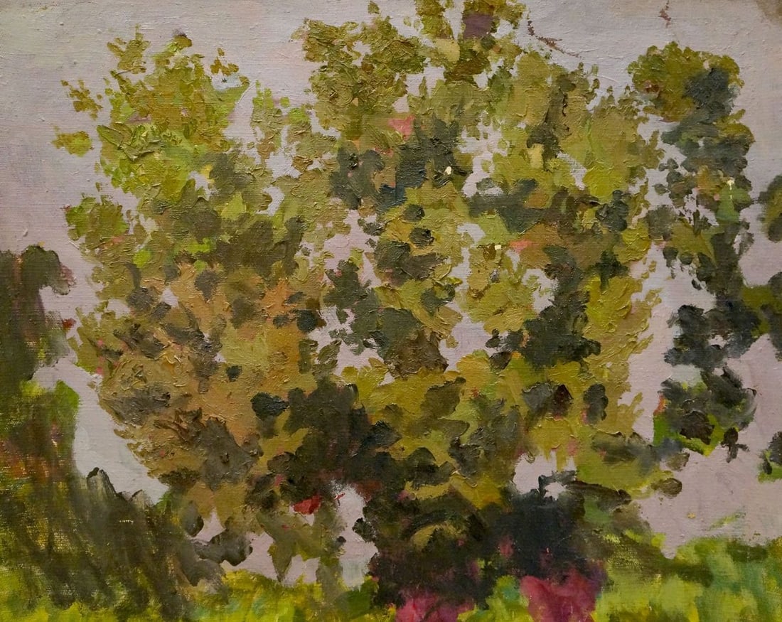 Oil painting Outdoors Chernikov Nikolay Vladimirovich: Title: Oil painting Outdoors Chernikov Nikolay Vladimirovich Description: №Verns 1167 *** ABOUT THIS PAINTING *** * TITLE: "Outdoors" * ARTIST: Chernikov Nikolay Vladimirovich * SIZE: 50x64 cm/'