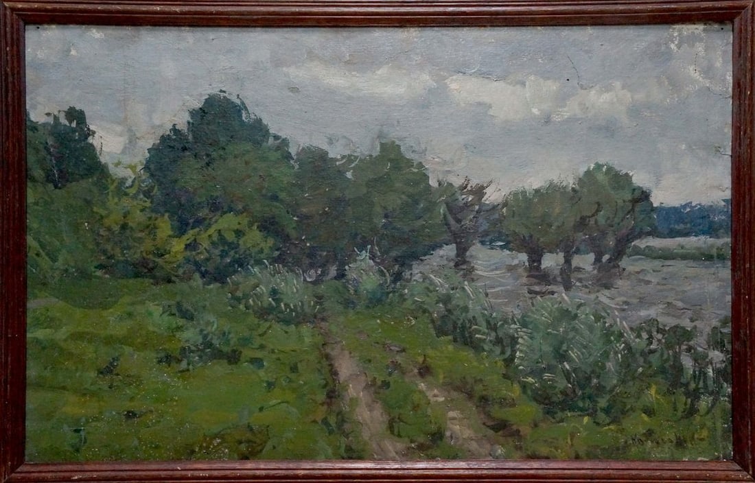 Oil painting Road to the forest Kolosovsky Georgy Sergeevich (1 of 8)