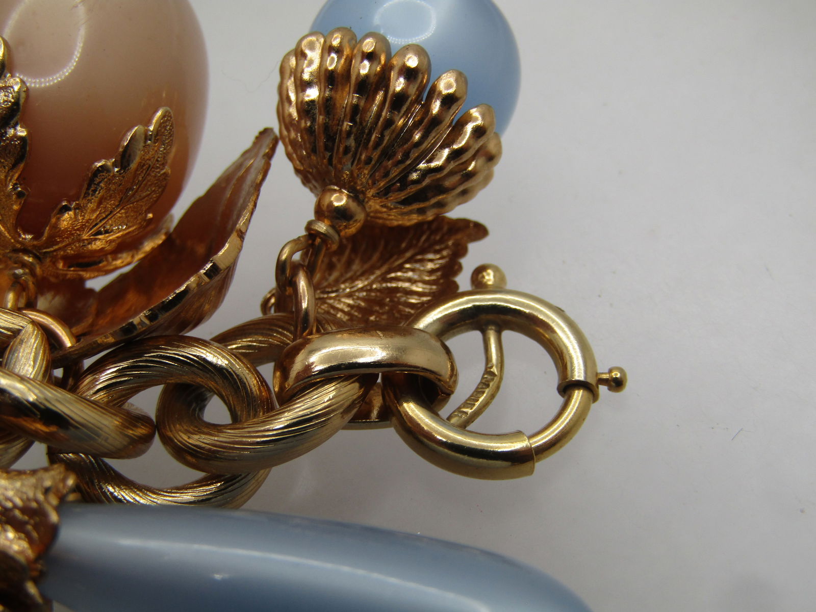 Vintage Tropicana Moonglow Bracelet, 1950's, Napier, 7.5" - 6