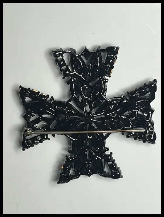 Vintage Lot of Black Rhinestone Weiss Jewelry - 10