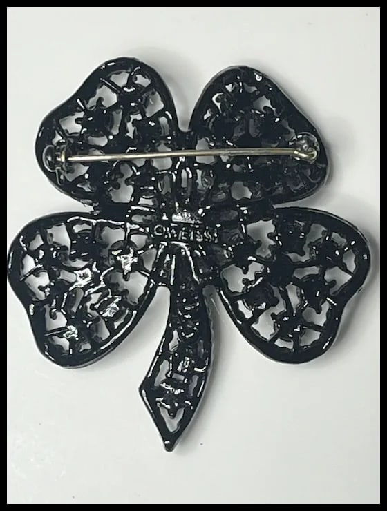 Vintage Lot of Black Rhinestone Weiss Jewelry - 6