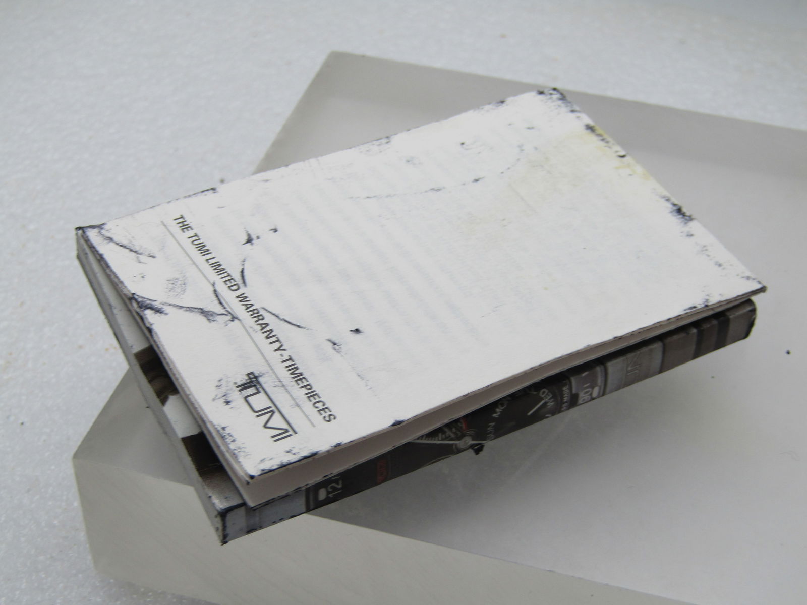 Men's TUMI Black Steel Watch, Case and Booklet Included - 10