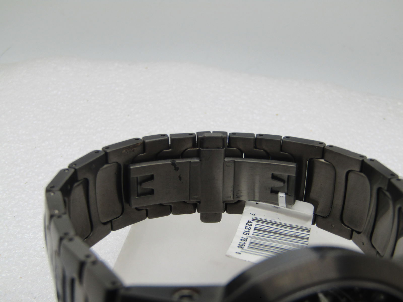 Men's TUMI Black Steel Watch, Case and Booklet Included - 7