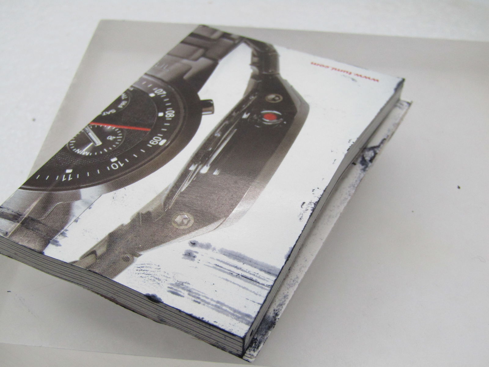 Men's TUMI Black Steel Watch, Case and Booklet Included - 9