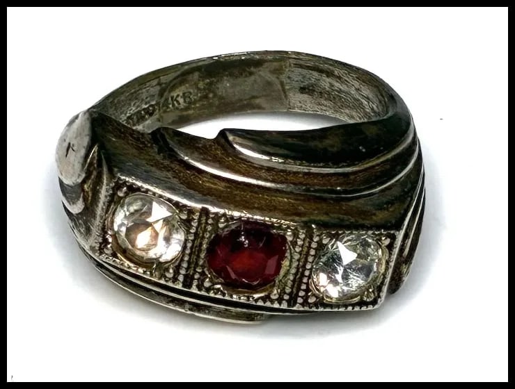 Estate 14k RG Statement Ring - 3