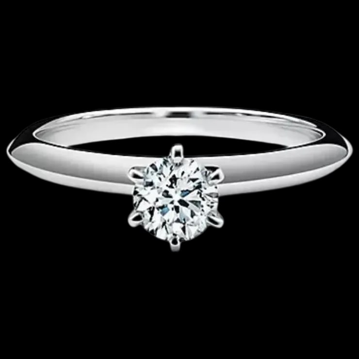 Estate The Tiffany Classic Setting Tiffany & Co. Engagement Ring in Platinum: Title: Estate The Tiffany Classic Setting Tiffany & Co. Engagement Ring in Platinum Description: Estate The Tiffany Classic Setting Tiffany & Co. Engagement Ring in Platinum Hallmarked: Tiffany & Co.