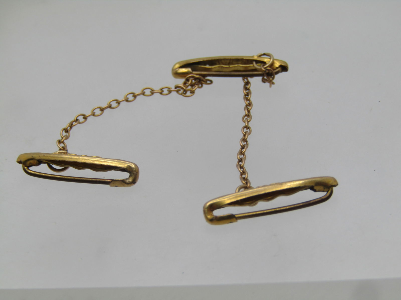 Vintage Triple Baby Scatter Brooch, Victorian, 10kt G.F. C-Clasp - 4