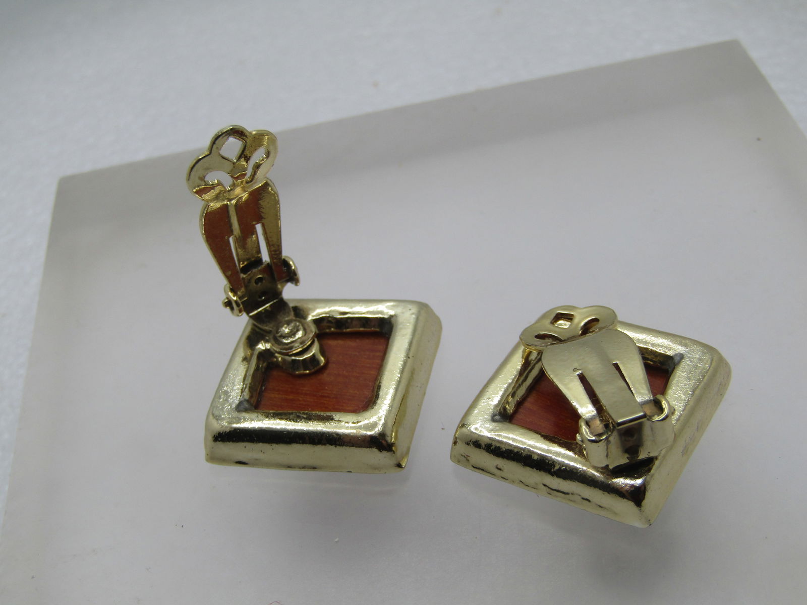 Vintage Egyptian Themed Earrings, 1960's - 6