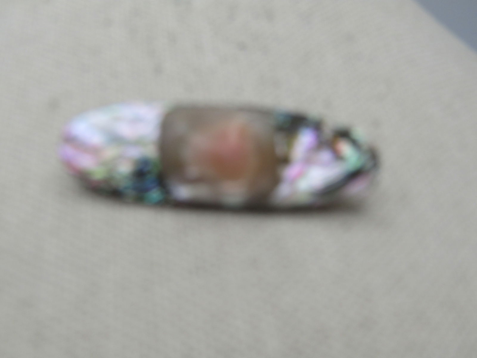 Vintage Abalone Blister Pearl Brooch, 1940's-1950's - 5