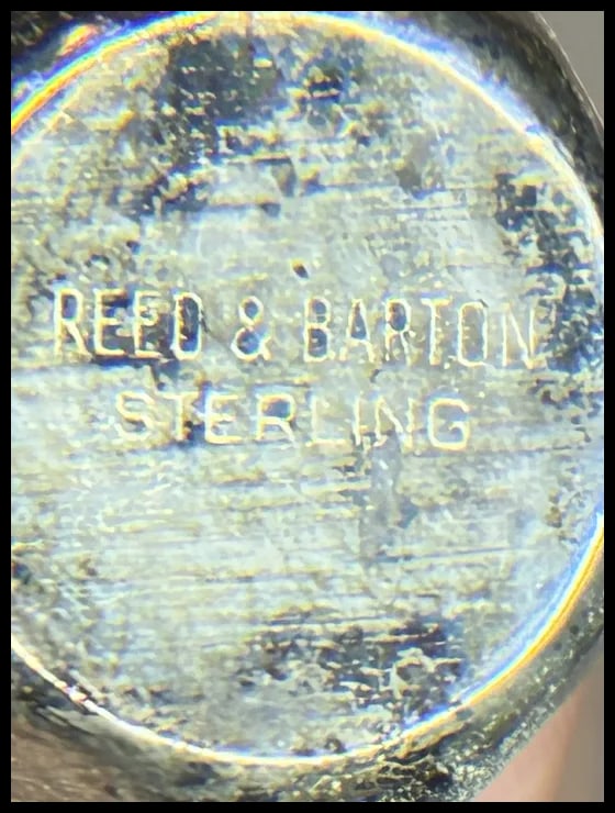 Vintage Reed & Barton Sterling Silver Mini Salt & Pepper Shakers - 6