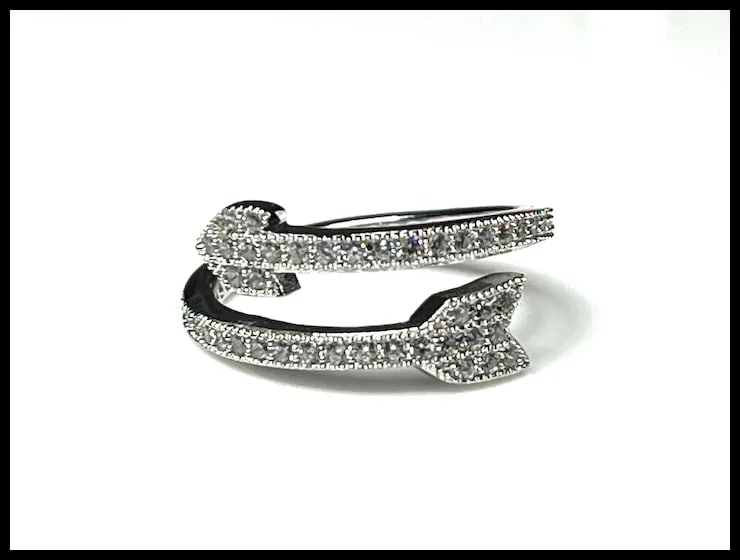 Estate Wrap Around Arrow Eternity Band - 5