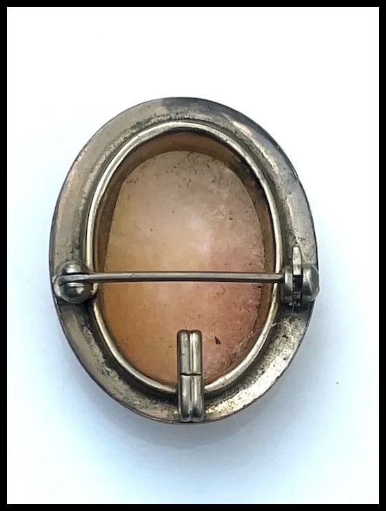 Vintage AMCO 14k GF Cameo Brooch/ Pendant - 6