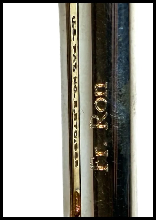 Estate Tiffany & Co Sterling Silver T Clip Ballpoint Pen - 8