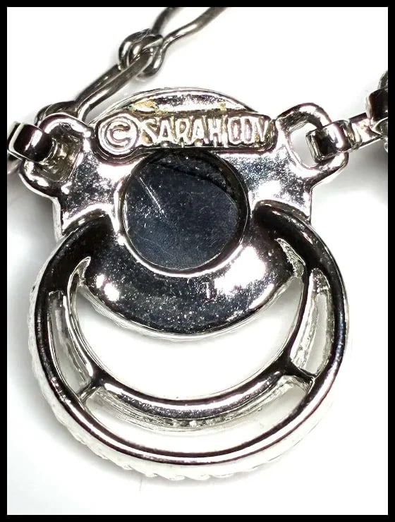Vintage Signed Sarah Coventry Costume Jewelry Necklace - 4