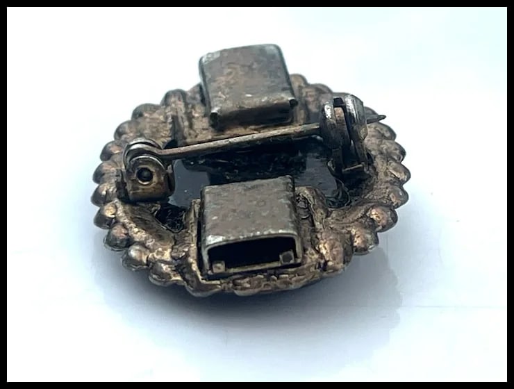 Vintage Glass Black Gameo - 4