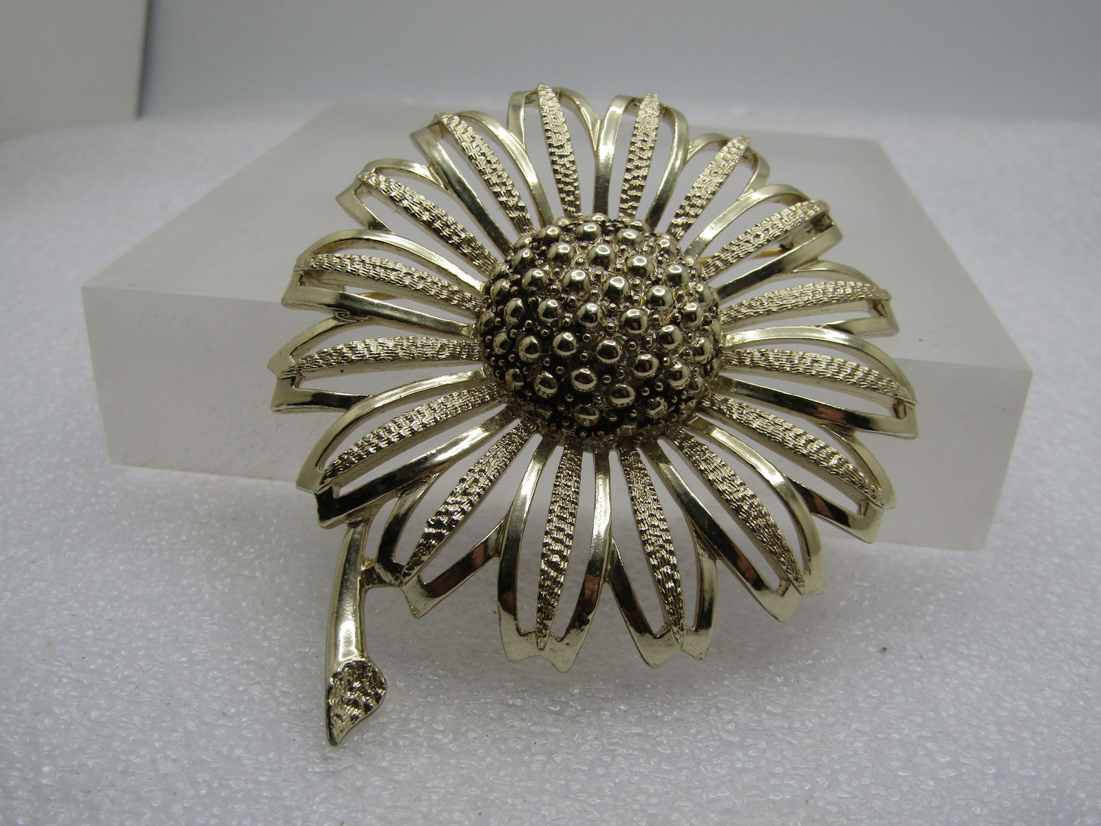 Vintage Large Blossom & Stem Brooch, 1960's-1970's, Sarah Coventry (1 of 7)