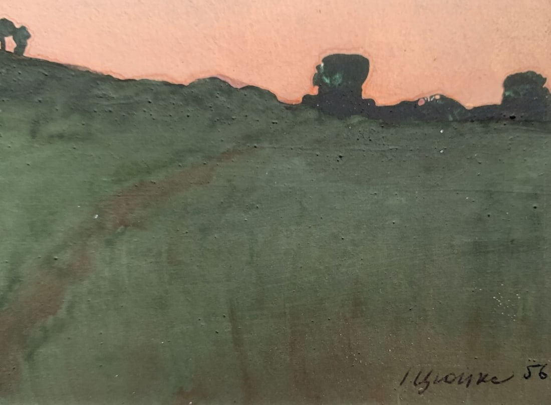 Pastel painting Evening above the cellars Ivan Tsyupka - 3