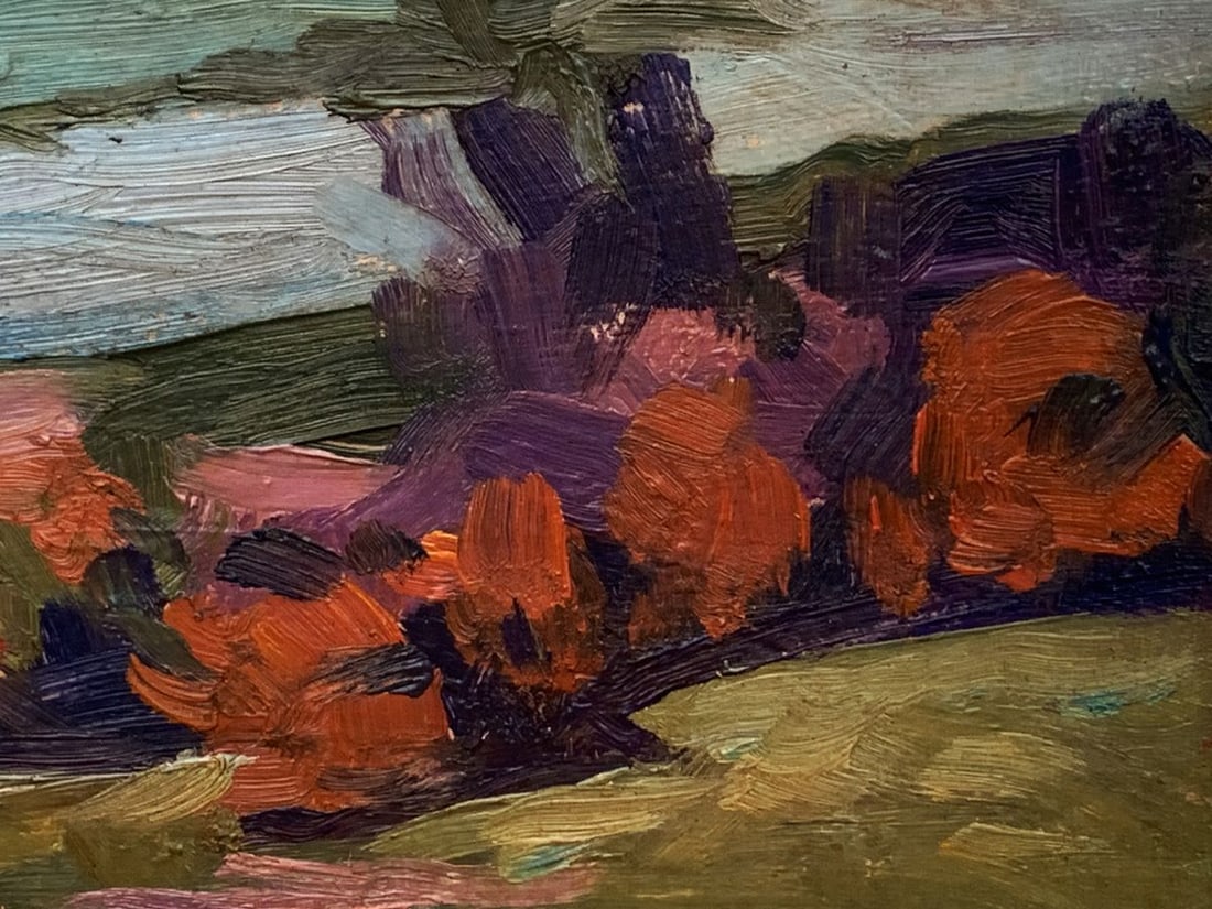 Oil painting Where the sky meets the earth Unknown artist - 3