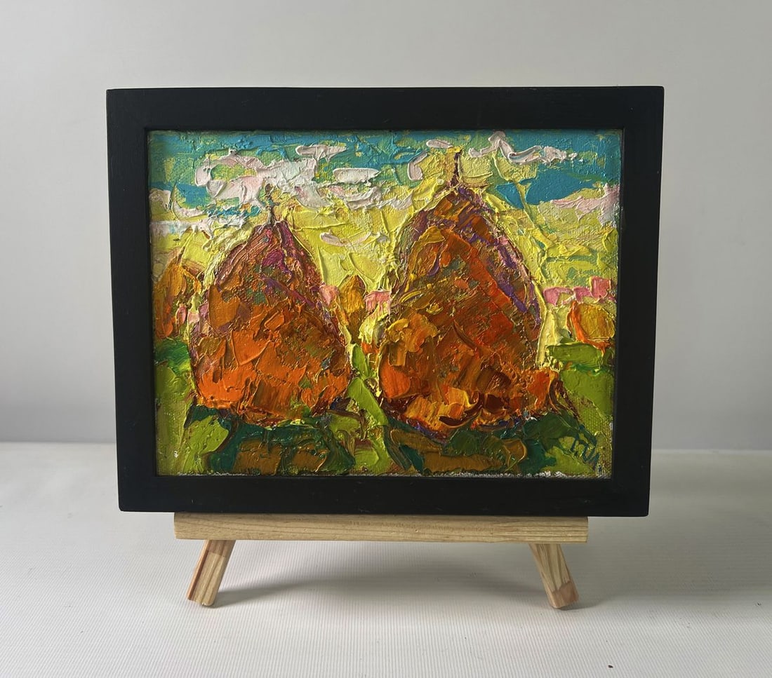 Oil painting Spring peace on the outskirts Oleksiy Ivanyuk - 2