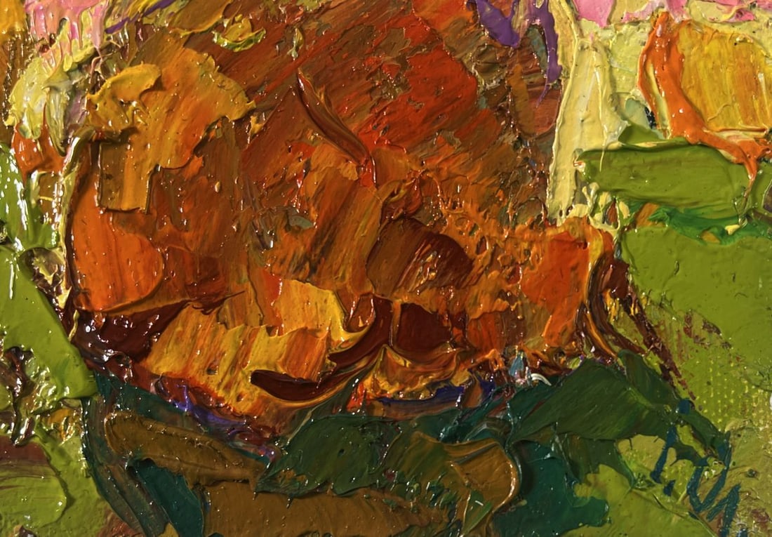 Oil painting Spring peace on the outskirts Oleksiy Ivanyuk - 7