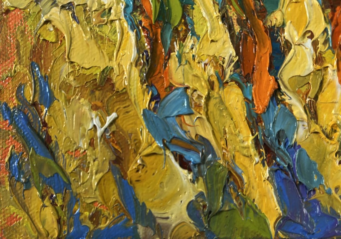 Oil painting Spring silence where you hear own heart Oleksiy Ivanyuk - 6