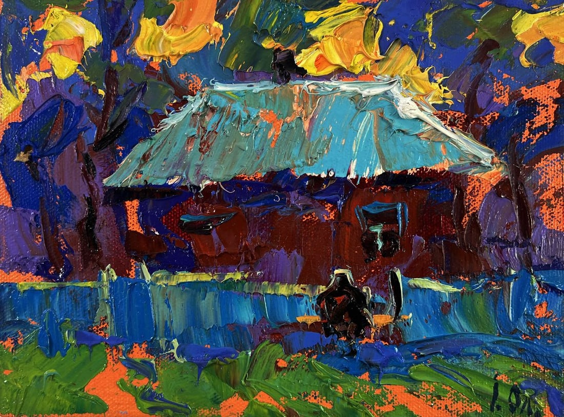 Oil painting Sky disappears into silence Oleksiy Ivanyuk (1 of 8)