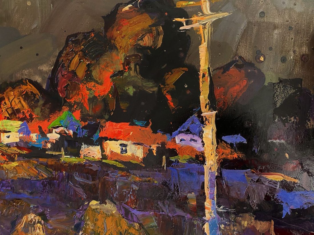 Oil painting Moonlit night Oleksiy Ivanyuk - 4