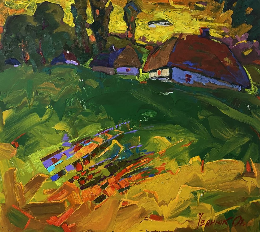Oil painting Warm evening Oleksiy Ivanyuk (1 of 9)