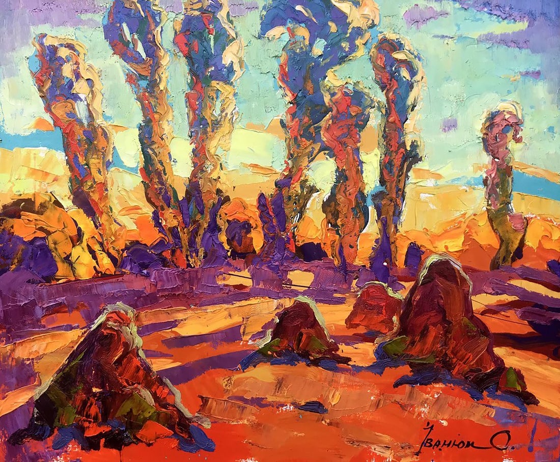 Oil painting In the evening Kalenyuk Alex (1 of 4)