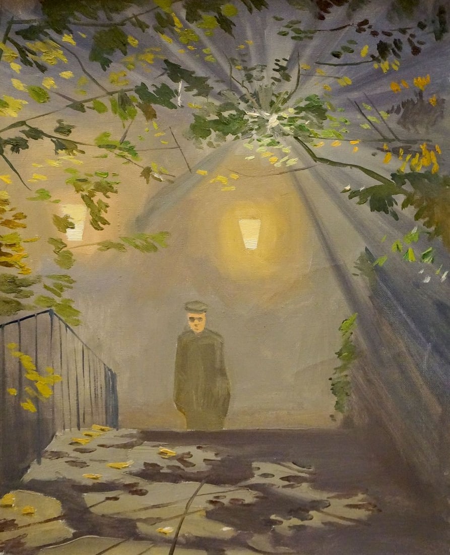 Oil painting Night park Chernikov Nikolay Vladimirovich (1 of 8)