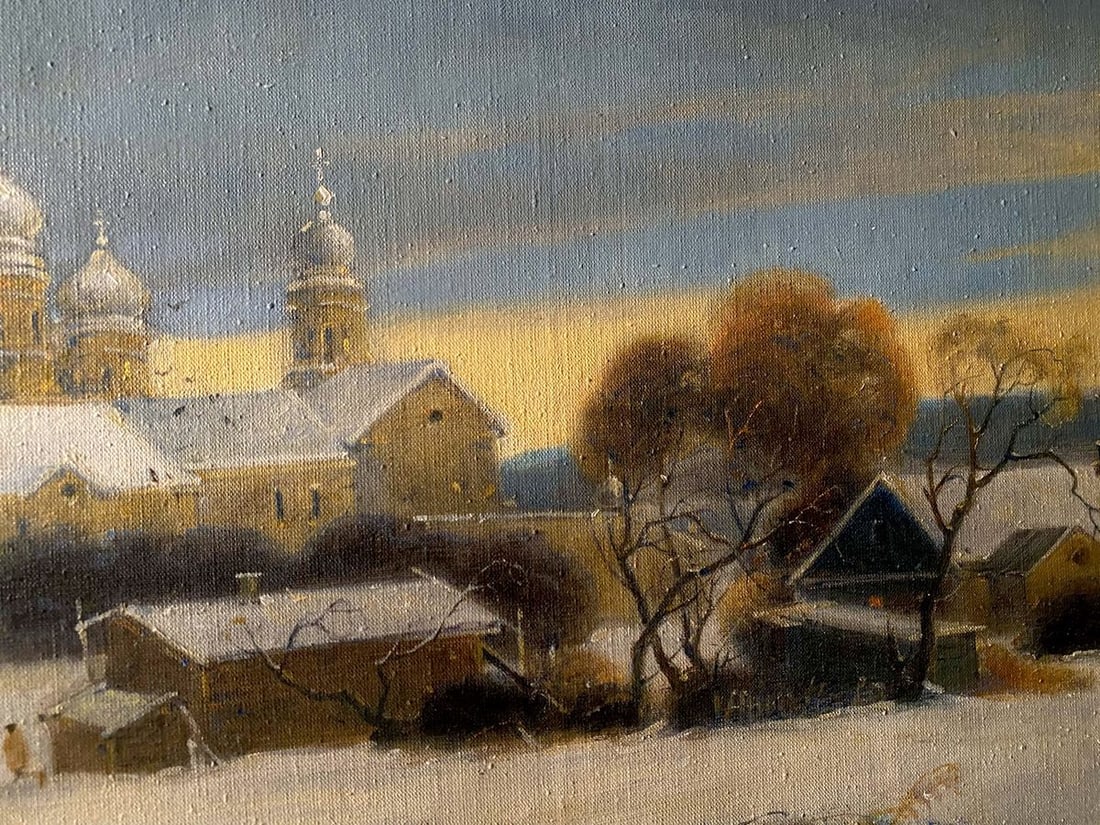 Oil painting The road to the monastery Litvinov Oleg Arkad'yevich - 6