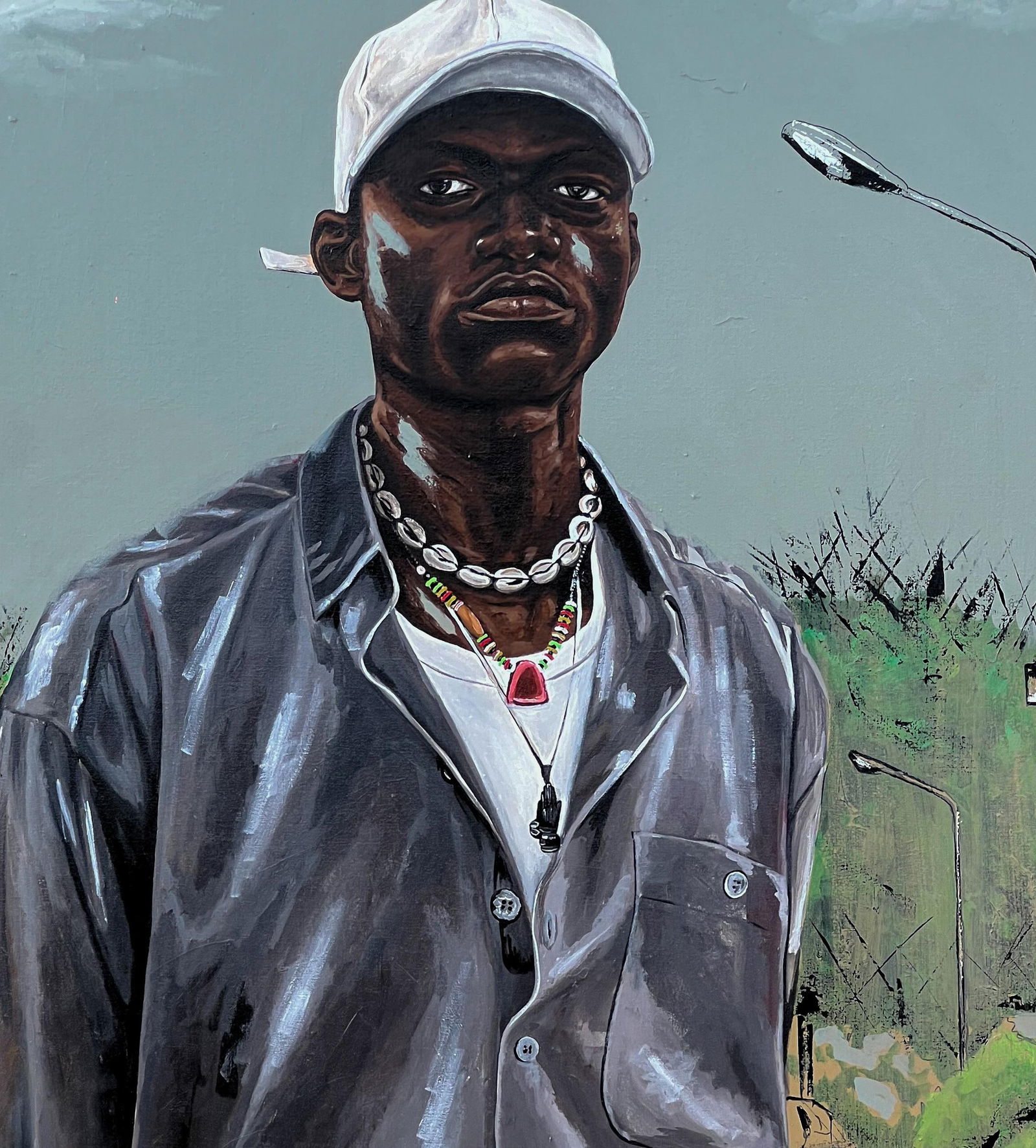 Eyitayo Alagbe , Standing Tall - 21st Century, Contemporary, Figurative, Portrait, Men, Africa, 2024 - 12