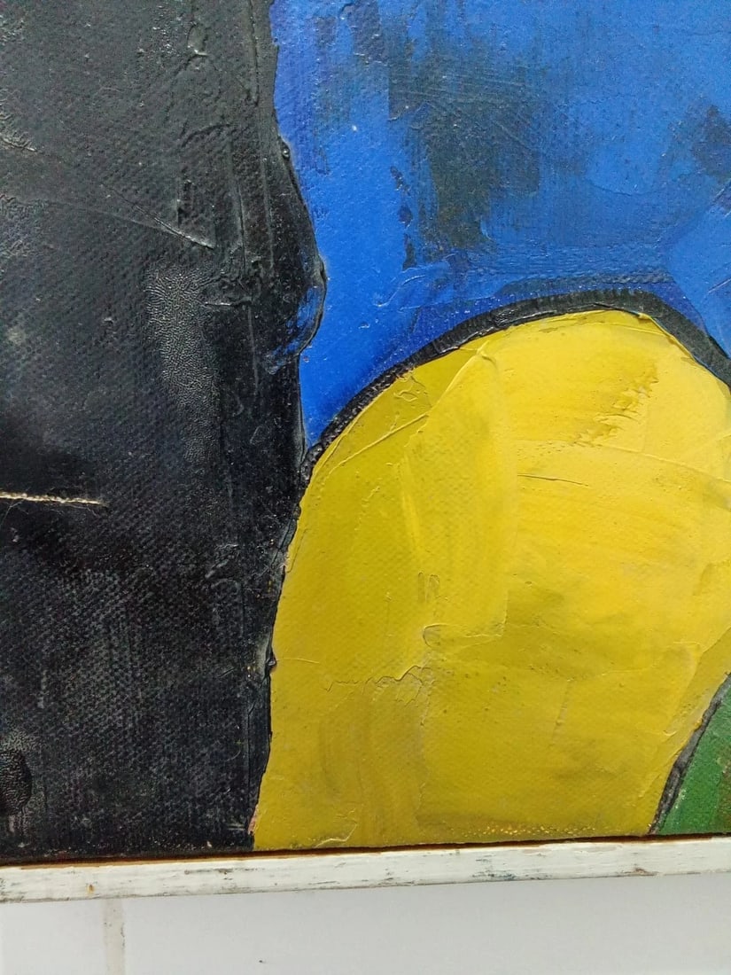 After Oswaldo Guayasamin - Oil canvas painting / Contemporary / Signed - 5