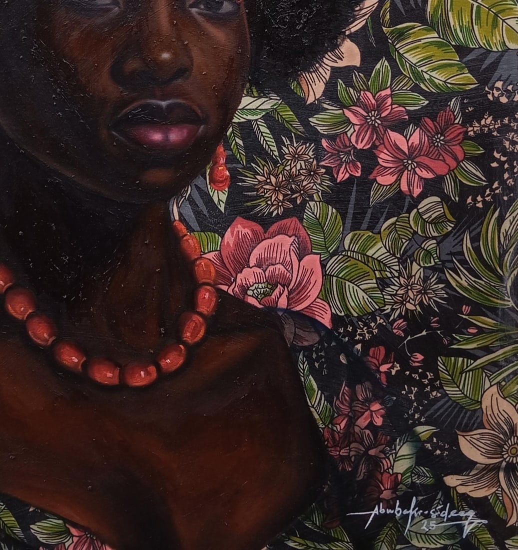 Bakare Abubakri-sideeq Babatunde, Adetutu (Royalty Brings Calmness) - 21st Century Mixed Media with - 11