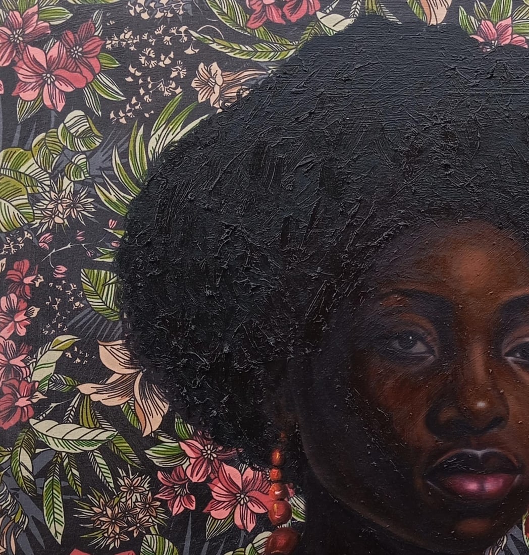 Bakare Abubakri-sideeq Babatunde, Adetutu (Royalty Brings Calmness) - 21st Century Mixed Media with - 2