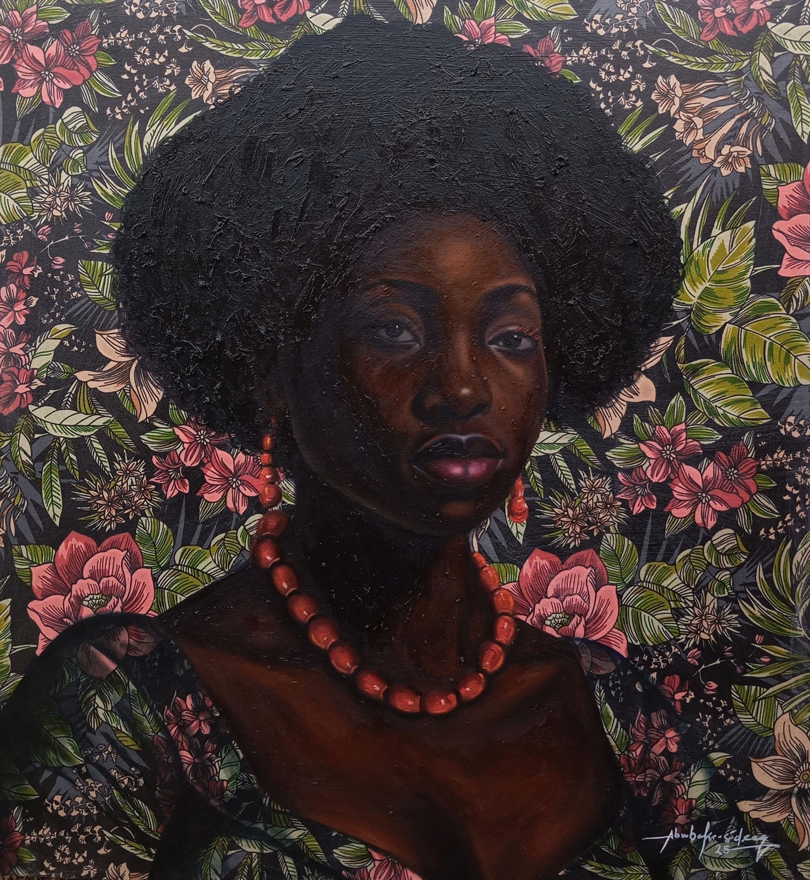 Bakare Abubakri-sideeq Babatunde, Adetutu (Royalty Brings Calmness) - 21st Century Mixed Media with - 7