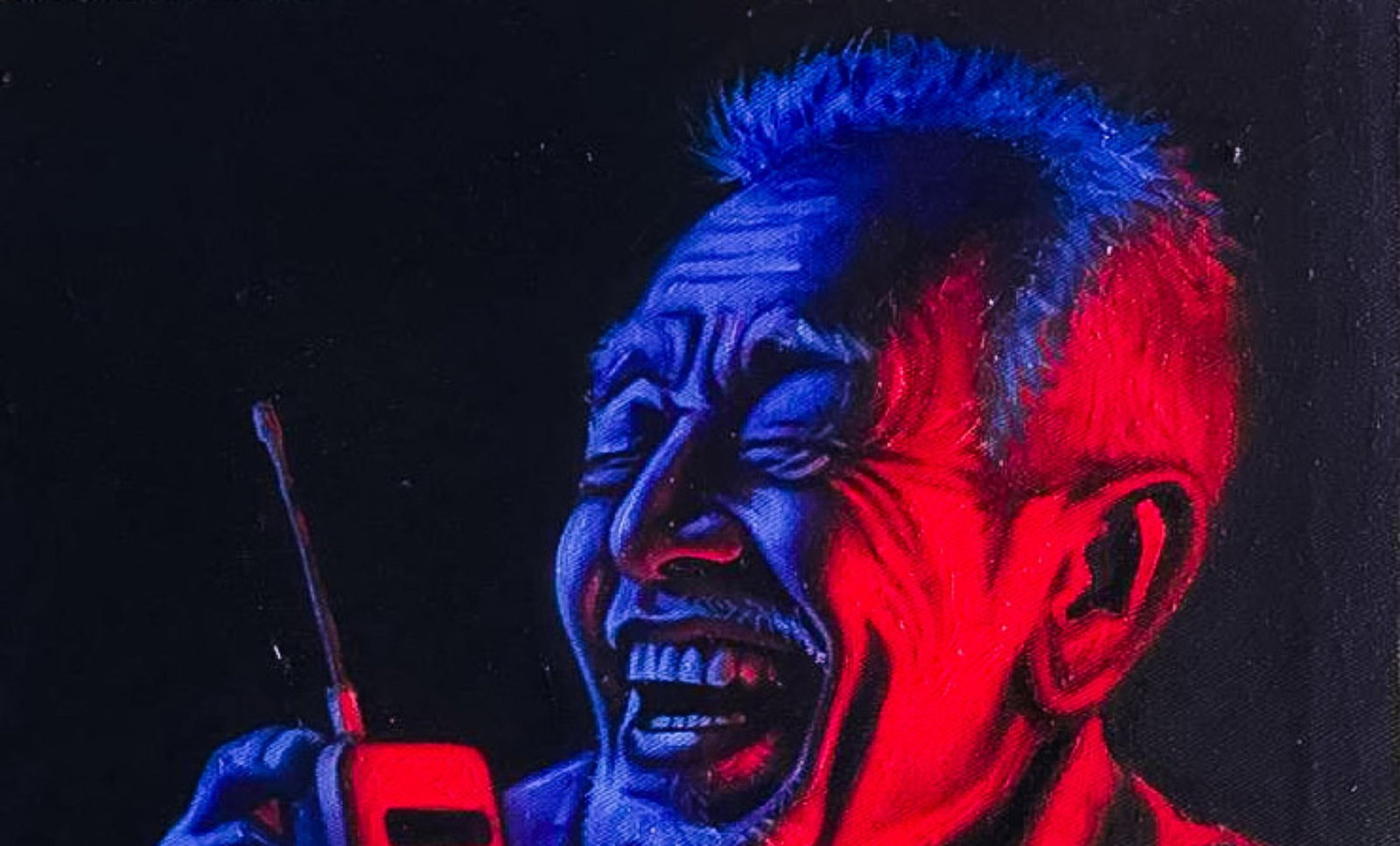 Awosola Michael Angello, Goodnews 1 - 21st Century, Contemporary, Figurative, Portrait, Phone, - 5