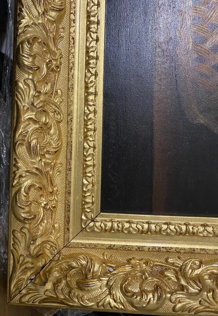 ATTRIBUTED TO John F. FRANCIS - Oil canvas painting "Grapes" Signed COA - 5