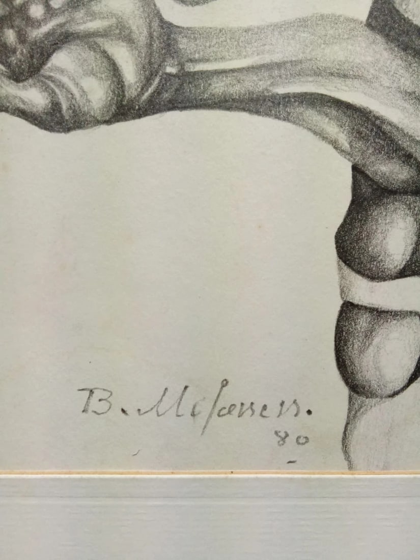 IN THE MANNER OF Bahman Mohasses - Contemporary Artwork - Attributed - COA - 2