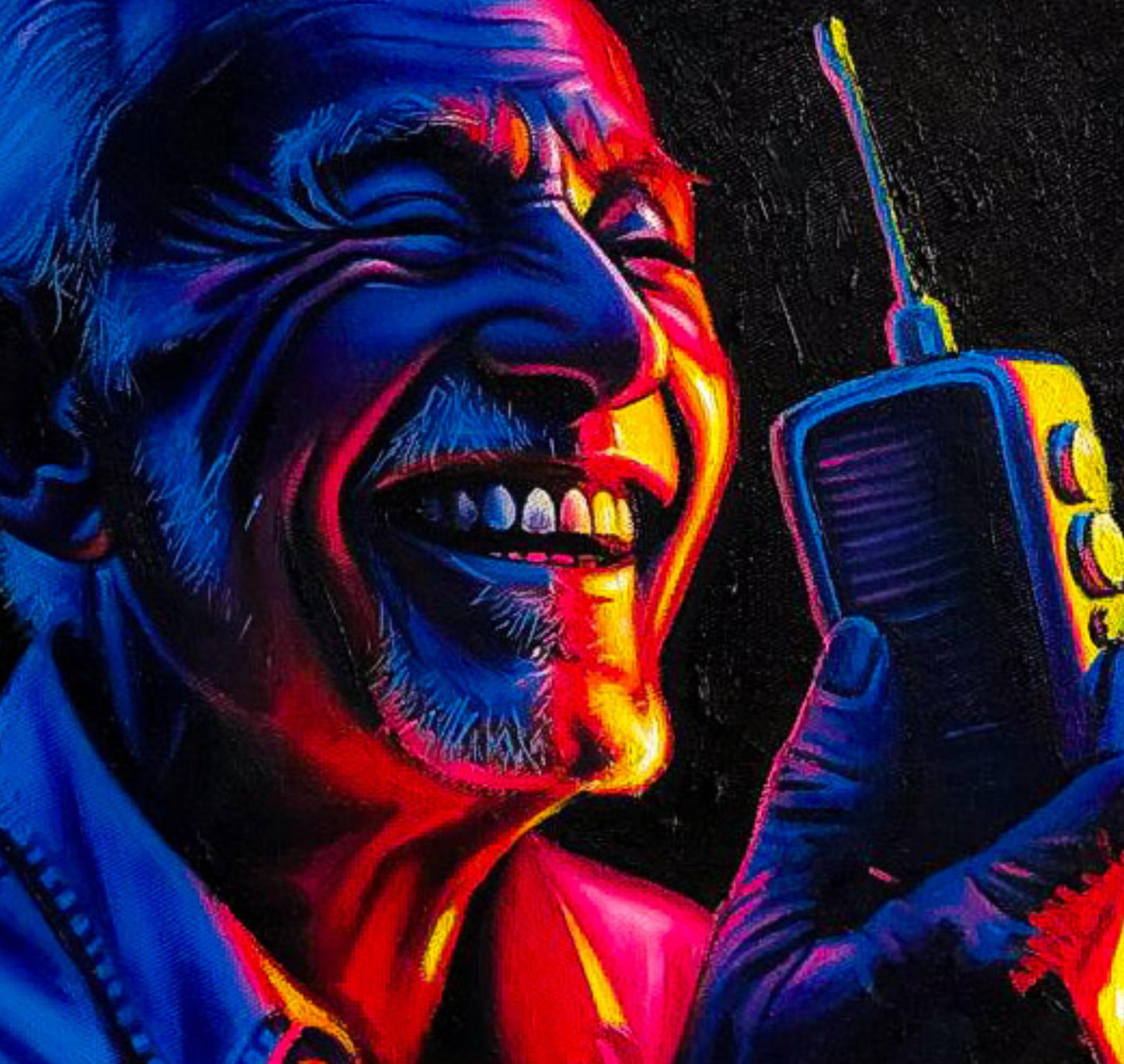 Awosola Michael Angello, Goodnews 2 - 21st Century, Contemporary, Figurative, Portrait, Phone, - 3