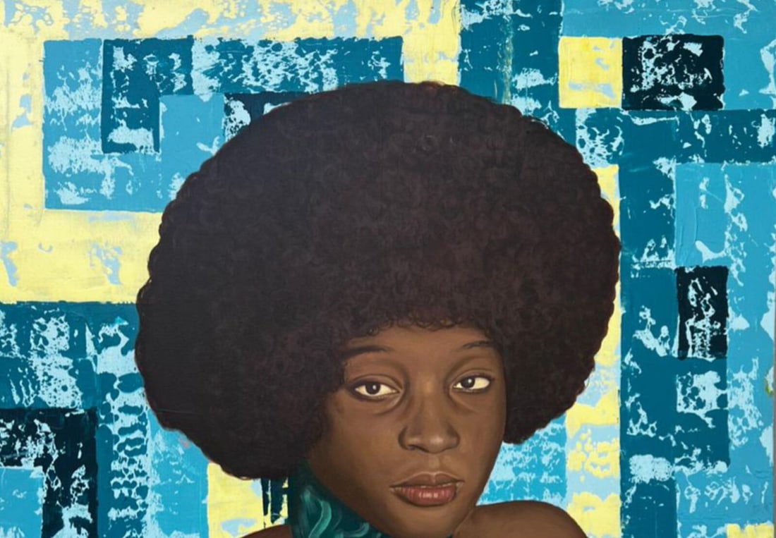 Adebayo Taiwo, Abike (Born To Be Cherished) - 21st Century, Contemporary, Figurative, Portrait, 2024 - 9