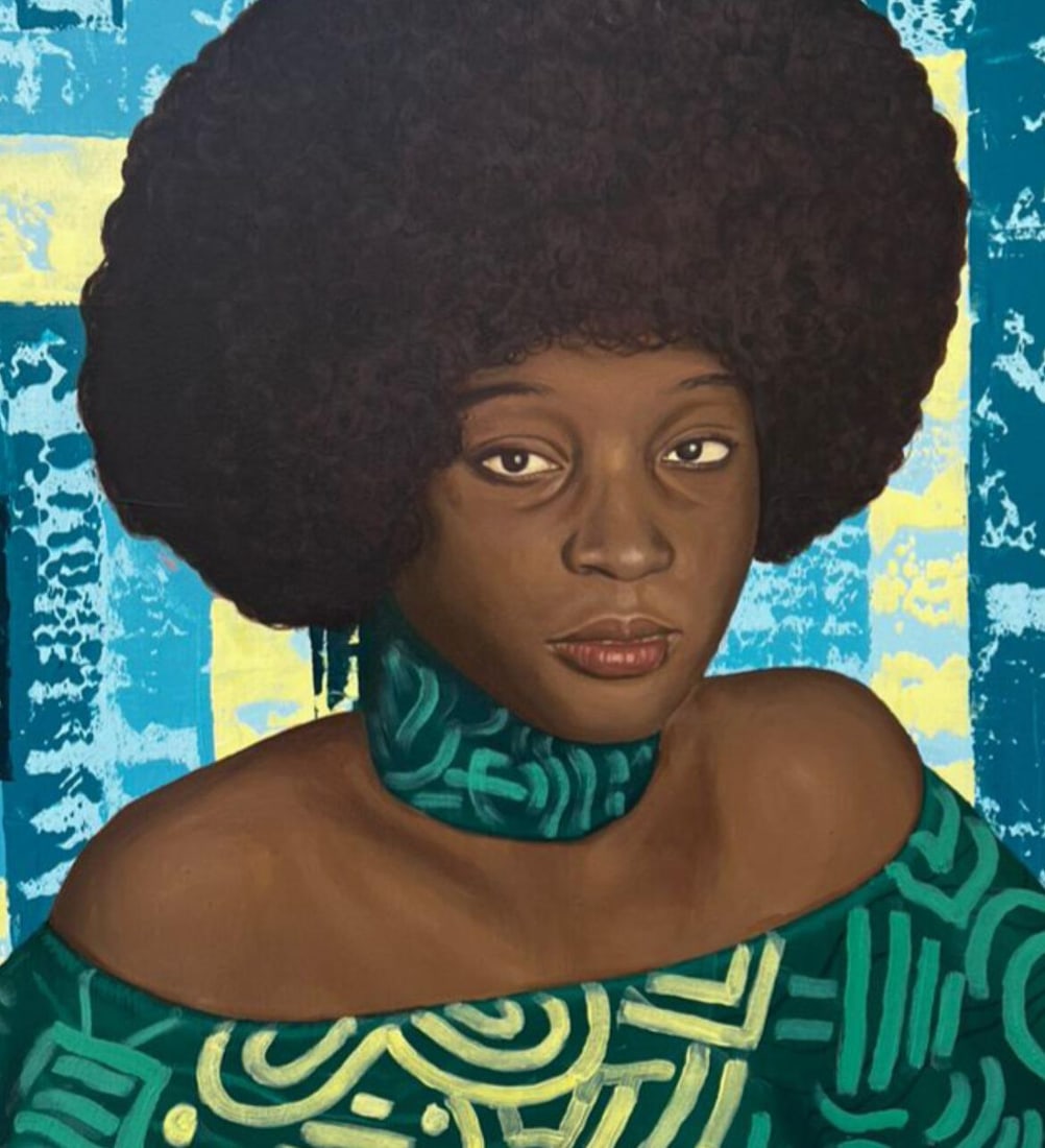 Adebayo Taiwo, Abike (Born To Be Cherished) - 21st Century, Contemporary, Figurative, Portrait, 2024 - 3