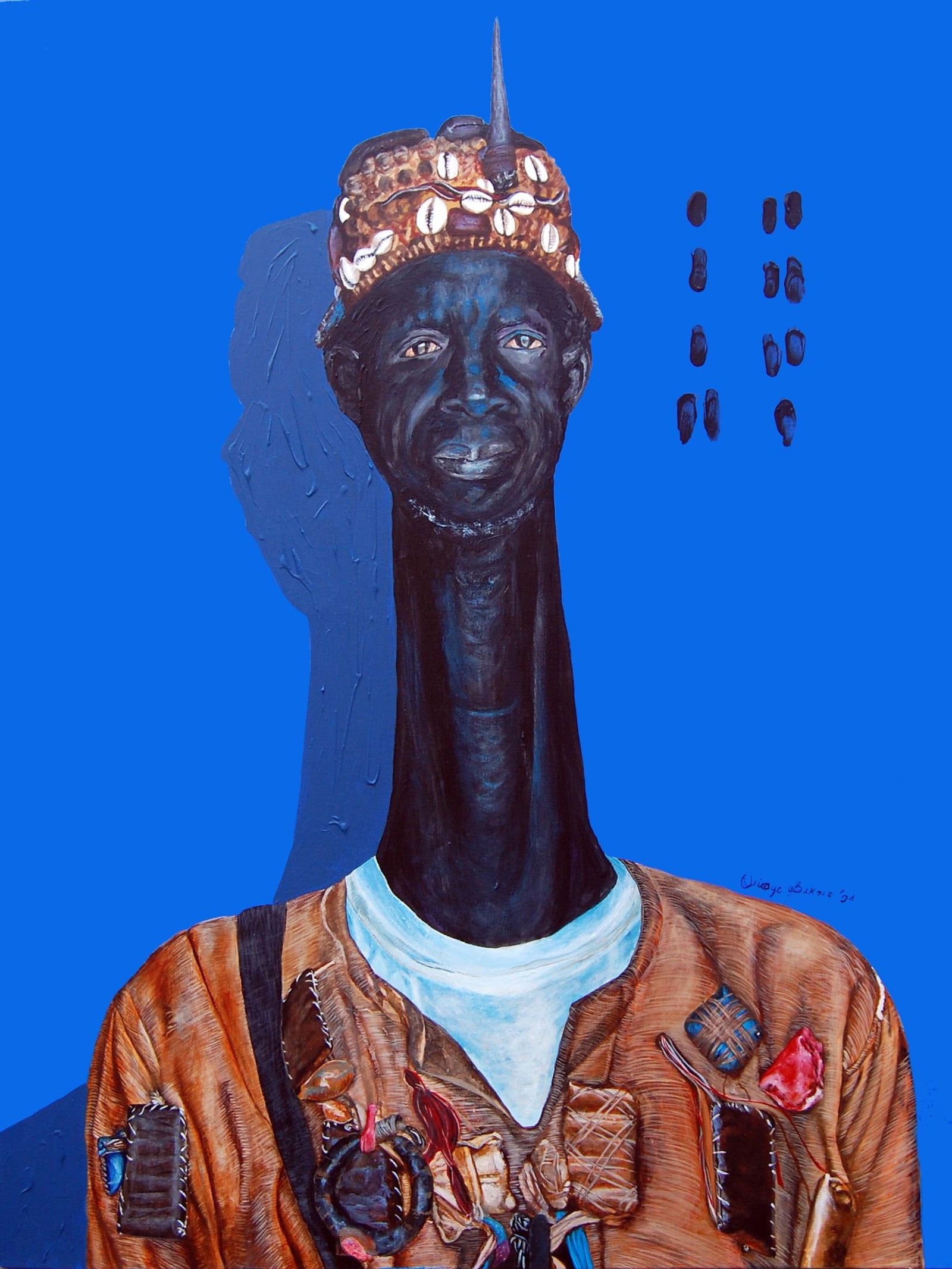 Bukola Orioye, Agbomola 1 - 21st Century, Contemporary, Figurative, Cultural Commentary, Africa, (1 of 12)