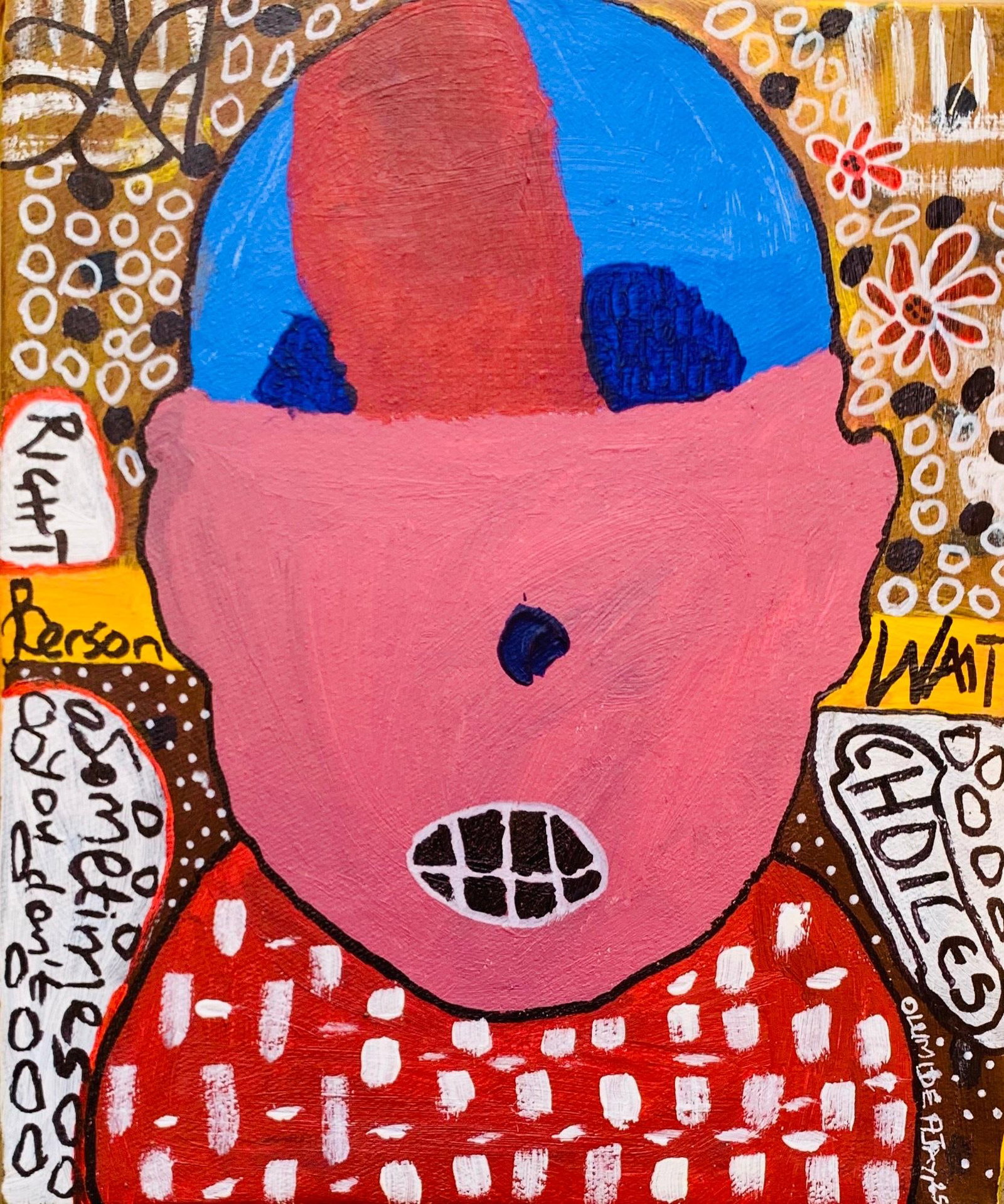 Olumide Ajayi, Choices - 21st Century, Contemporary, Abstract, Miniature, Emotions, Art Brut, 2025 (1 of 11)