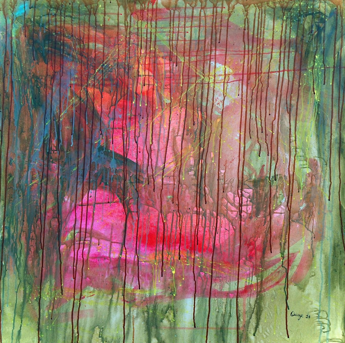 Orioye Samuel, Sicario -21st Century, Contemporary Figurative, Colourful, Silhouette, Men Power, - 4