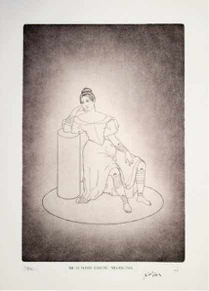 Paolo Carosone (Italian 1940-) “Melanconia”, 1976Da: Le Ferite d’Amore (1 of 1)