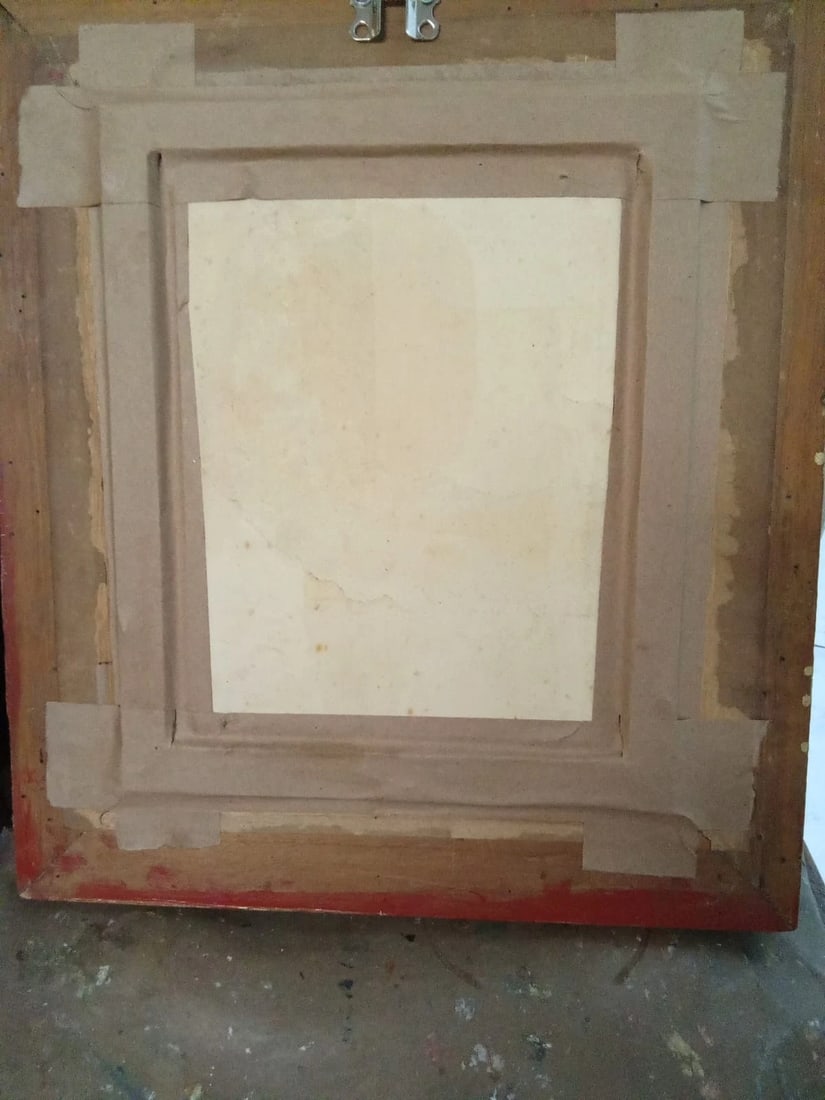 IN THE MANNER OF Burhan Dogancay (1923-1995) Turkey Modernism Oil Painting / Signed - 4