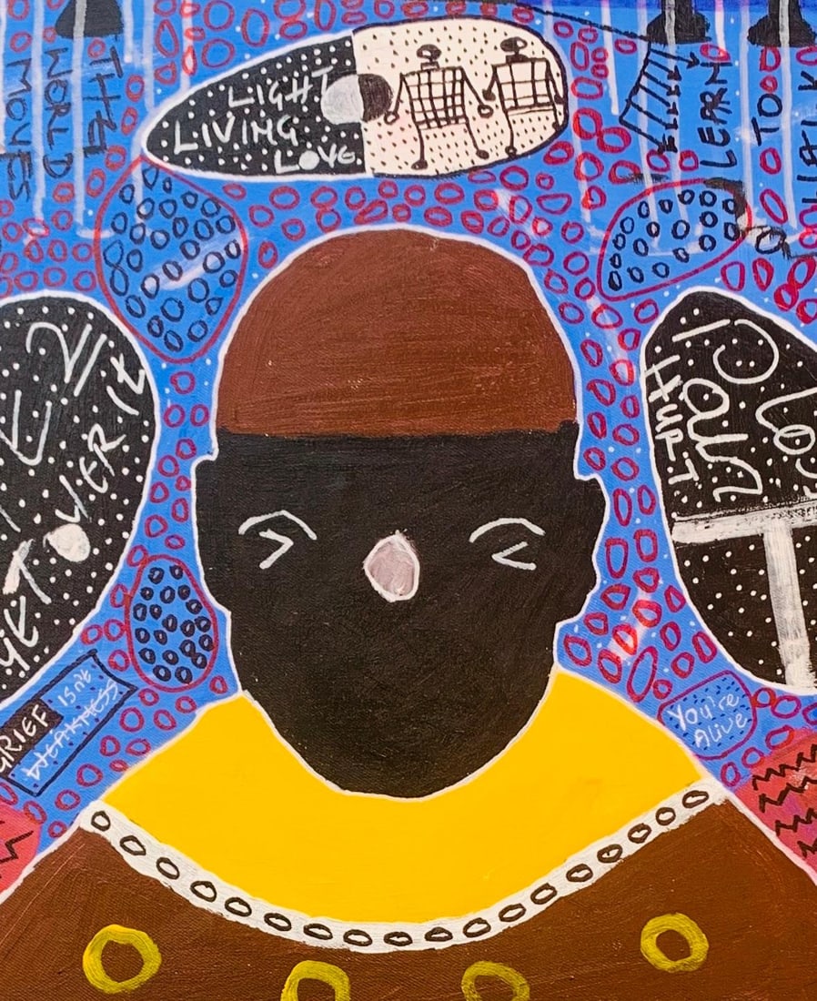 Olumide Ajayi, Time To Get Over It - 21st Century, Contemporary, Abstract, Pop Culture, People, 2025 - 9